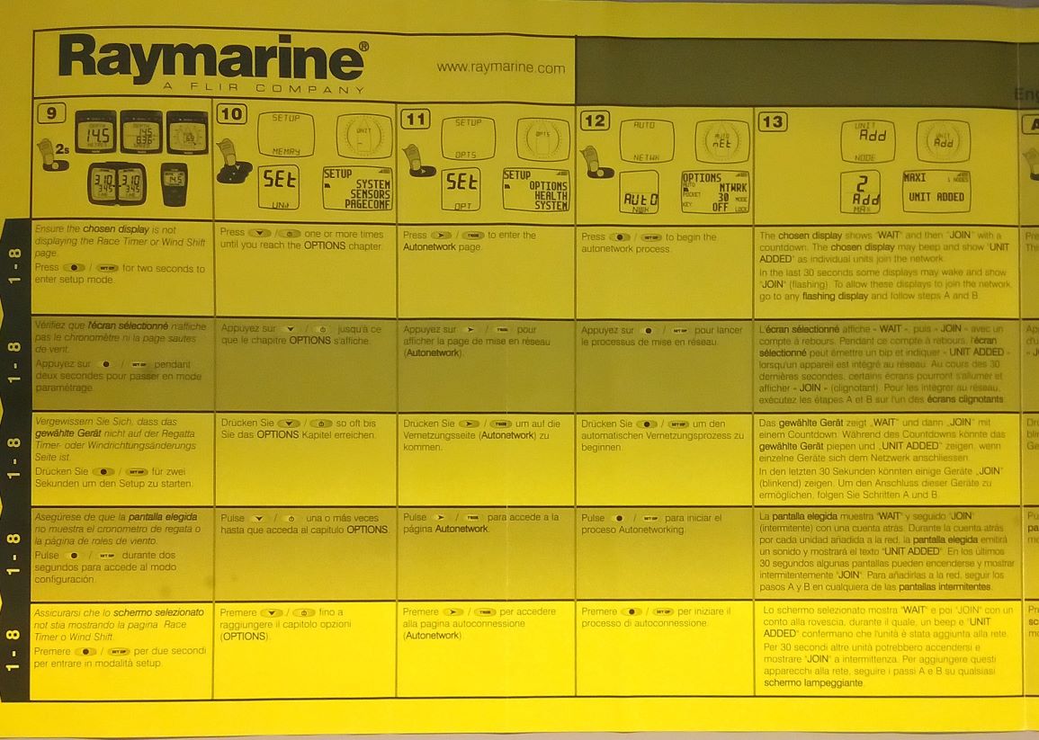 Raymarine Tack Tick Wireless Auto Networking Guide